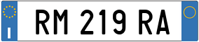 Truck License Plate